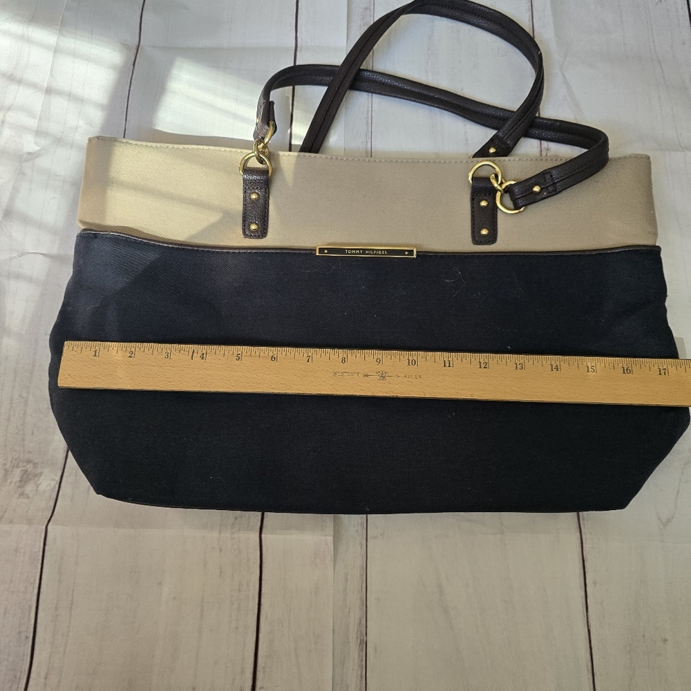 Two-Tone Black and Tan Women's Bag